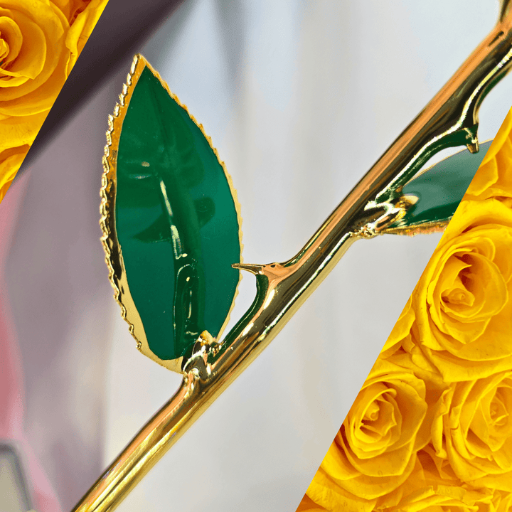 24K Gold - Dipped Yellow Rose Gift - Lumina Luxe - Gift Item - Coastal Charm Creators