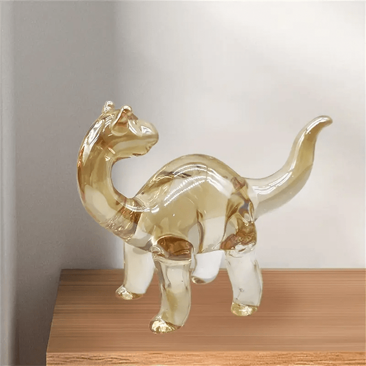 Brontosaurus Bewilderment Glass Art - Lumina Luxe - Handblown Glass - Coastal Charm Creators