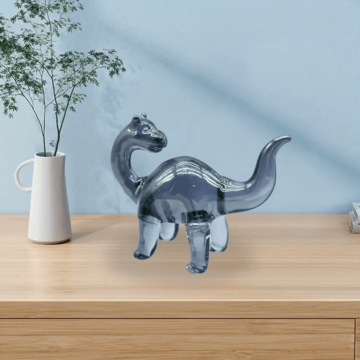 Brontosaurus Bewilderment Glass Art - Lumina Luxe - Handblown Glass - Coastal Charm Creators