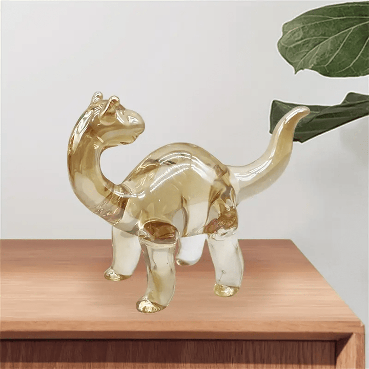 Brontosaurus Bewilderment Glass Art - Lumina Luxe - Handblown Glass - Coastal Charm Creators