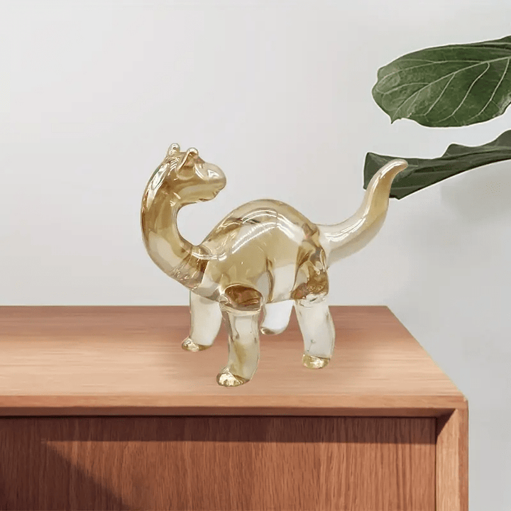 Brontosaurus Bewilderment Glass Art - Lumina Luxe - Handblown Glass - Coastal Charm Creators