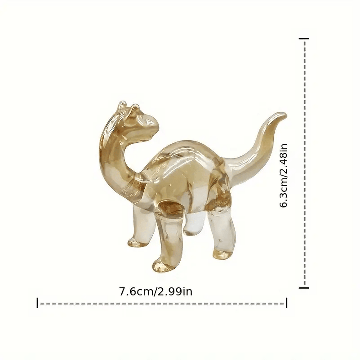 Brontosaurus Bewilderment Glass Art - Lumina Luxe - Handblown Glass - Coastal Charm Creators