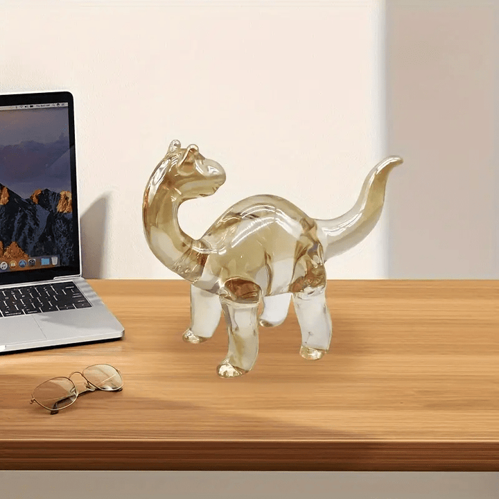 Brontosaurus Bewilderment Glass Art - Lumina Luxe - Handblown Glass - Coastal Charm Creators
