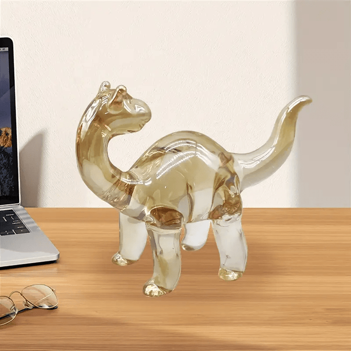 Brontosaurus Bewilderment Glass Art - Lumina Luxe - Handblown Glass - Coastal Charm Creators