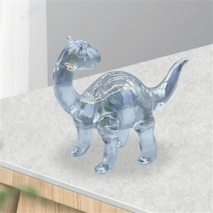 Brontosaurus Bewilderment Glass Art - Lumina Luxe - Handblown Glass - Coastal Charm Creators