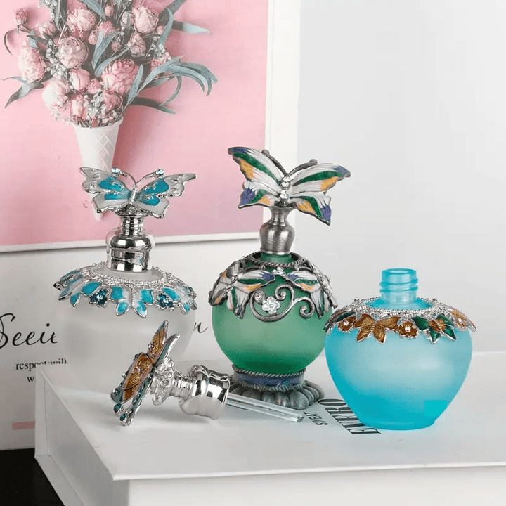 Butterfly Breeze Perfume Bottle - Lumina Luxe - Perfume Bottle - Coastal Charm Creators