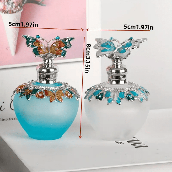 Butterfly Breeze Perfume Bottle - Lumina Luxe - Perfume Bottle - Coastal Charm Creators