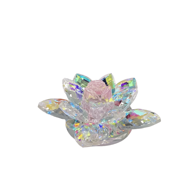 Crystal Lotus Serenity Crystal Figurine - Lumina Luxe - Fine Crystal - Coastal Charm Creators