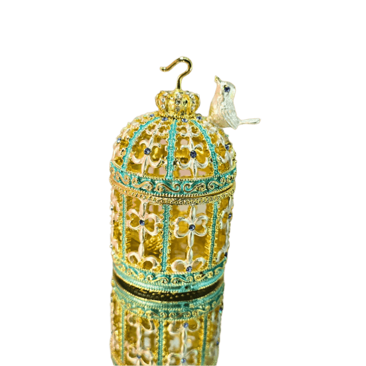 Enchanted Birdcage Jewelry Trinket Box - Lumina Luxe - Jewelry Box - Coastal Charm Creators