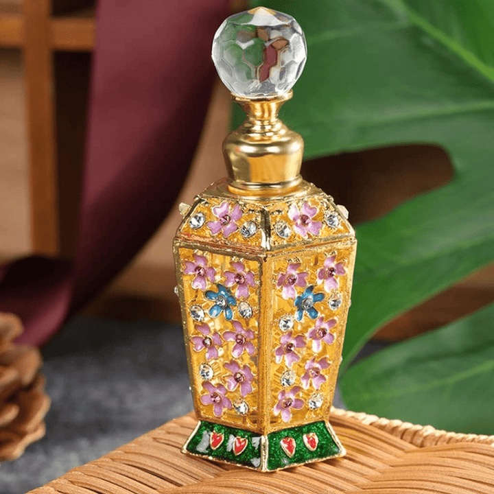 Floral Treasure Perfume Bottle - Lumina Luxe - Perfume Bottle - Coastal Charm Creators
