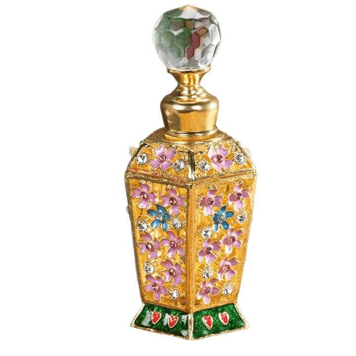 Floral Treasure Perfume Bottle - Lumina Luxe - Perfume Bottle - Coastal Charm Creators
