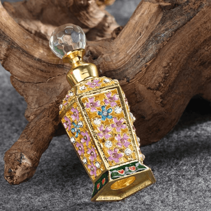 Floral Treasure Perfume Bottle - Lumina Luxe - Perfume Bottle - Coastal Charm Creators