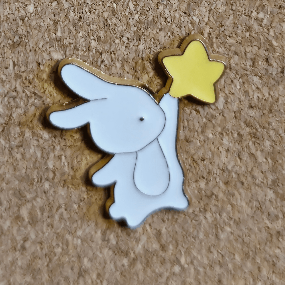 Flying Starbunny Pin - Glitz & Gleam - Brooches - Coastal Charm Creators