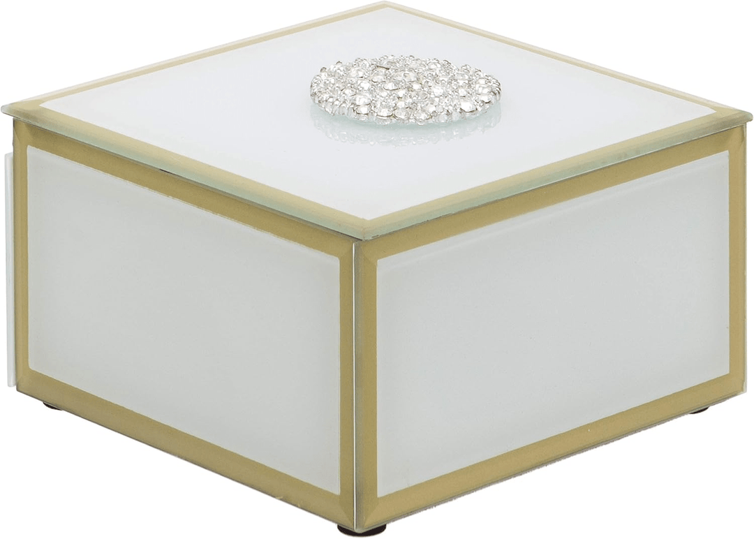 Golden Elegance Jewelry Box - Lumina Luxe - Jewelry Box - Coastal Charm Creators