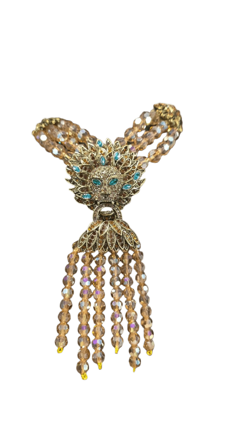 Golden Leon of Elegance - Coastal Custom Collection - Necklace - Coastal Charm Creators