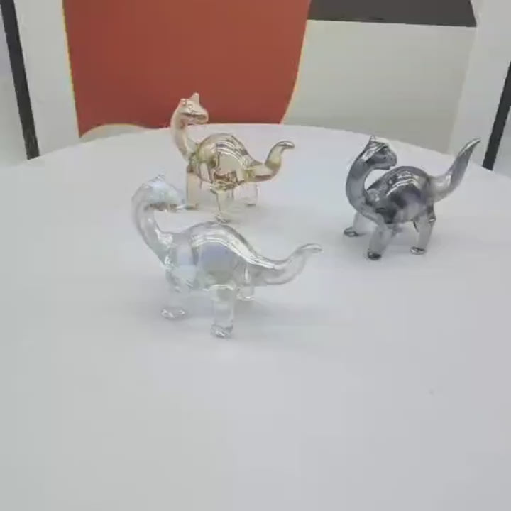 Brontosaurus Bewilderment Glass Art