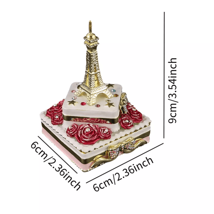 Sweet Paris Jewelry Box - Lumina Luxe - Jewelry Box - Coastal Charm Creators