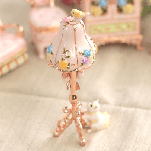 Vintage Lamp Jewelry Box - Lumina Luxe - Jewelry Box - Coastal Charm Creators