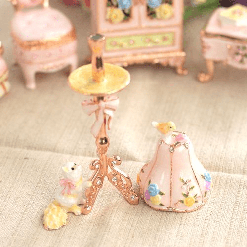 Vintage Lamp Jewelry Box - Lumina Luxe - Jewelry Box - Coastal Charm Creators