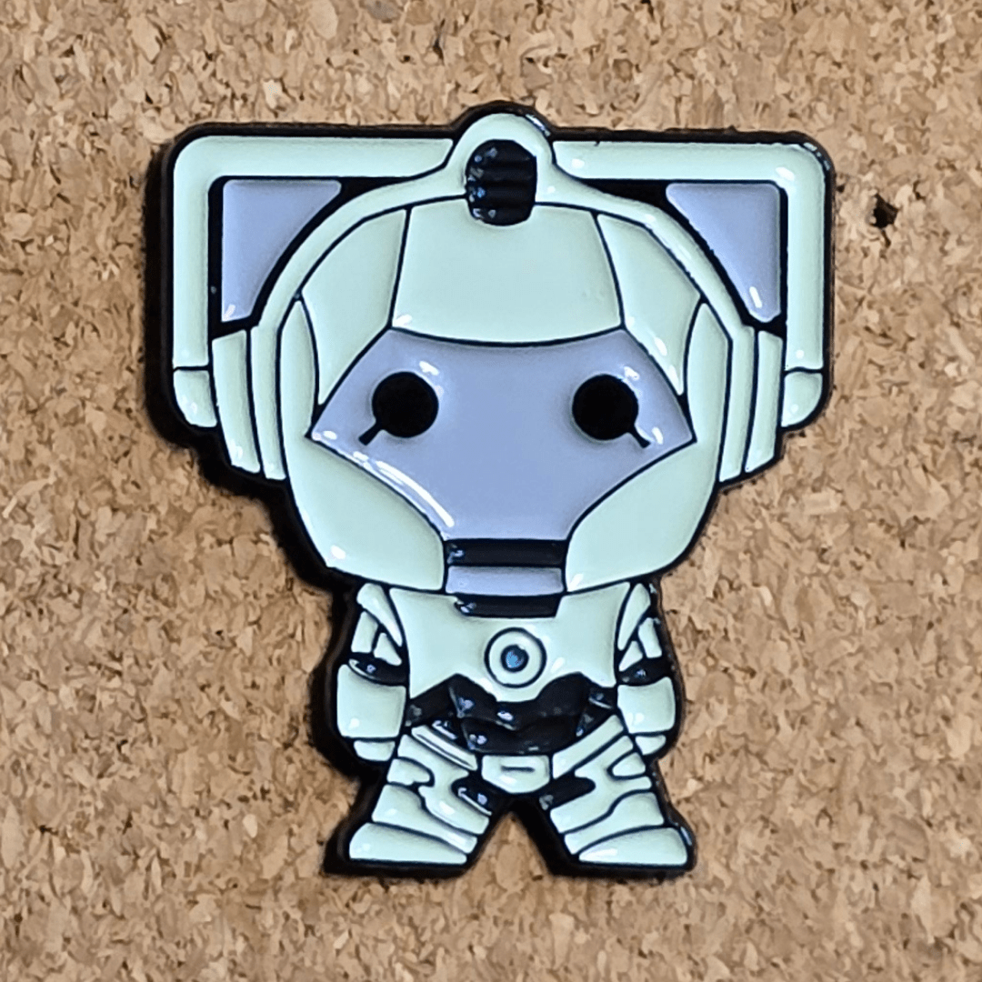 A Cyberman Pin - Glitz & Gleam - Brooches - Coastal Charm Creators