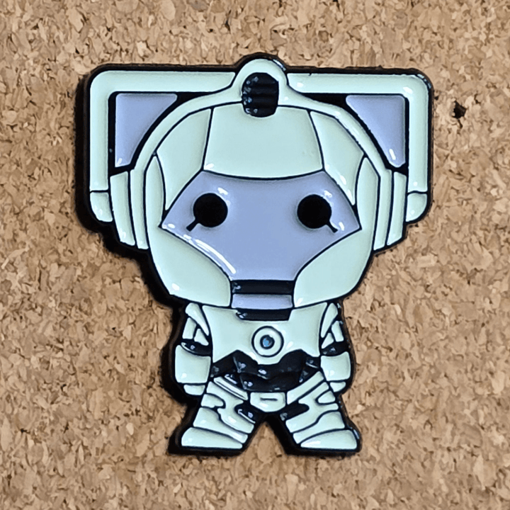 A Cyberman Pin - Glitz & Gleam - Brooches - Coastal Charm Creators