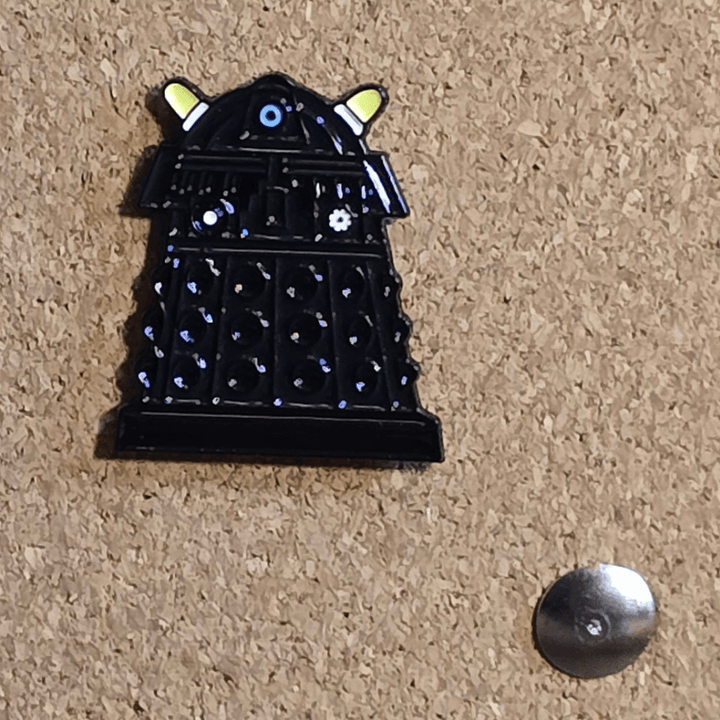 A Dalek Pin - Glitz & Gleam - Brooches - Coastal Charm Creators