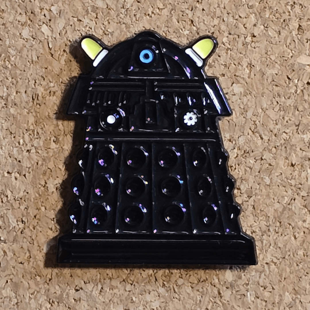 A Dalek Pin - Glitz & Gleam - Brooches - Coastal Charm Creators