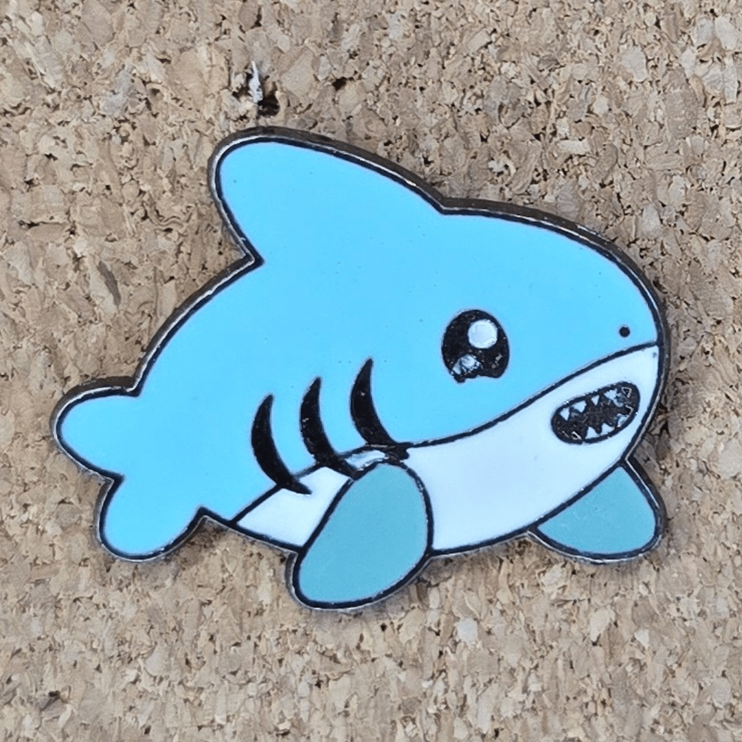 Baby Shark Pin - Glitz & Gleam - Brooches - Coastal Charm Creators