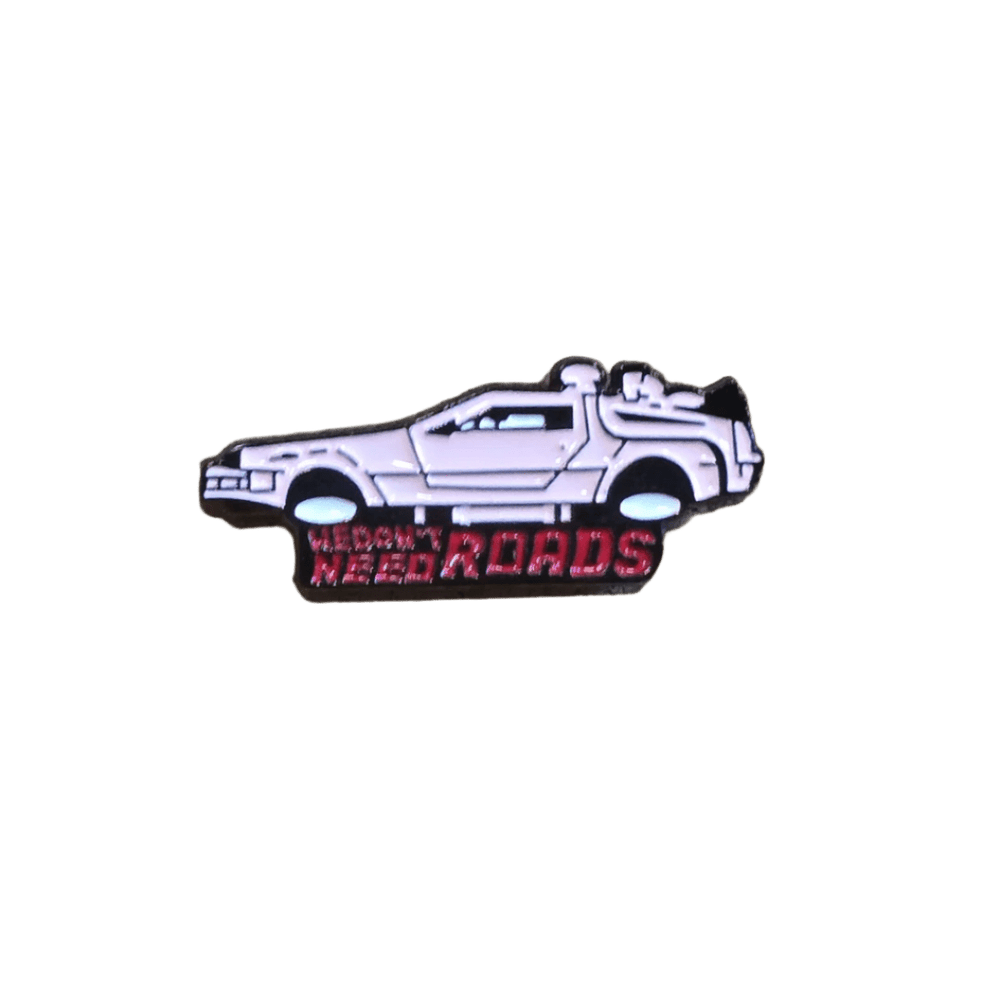 Back to the Future DeLorean Car Pin - Glitz & Gleam - Brooches - Coastal Charm Creators