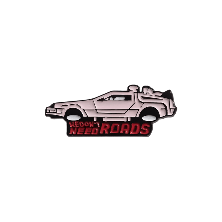 Back to the Future DeLorean Car Pin - Glitz & Gleam - Brooches - Coastal Charm Creators