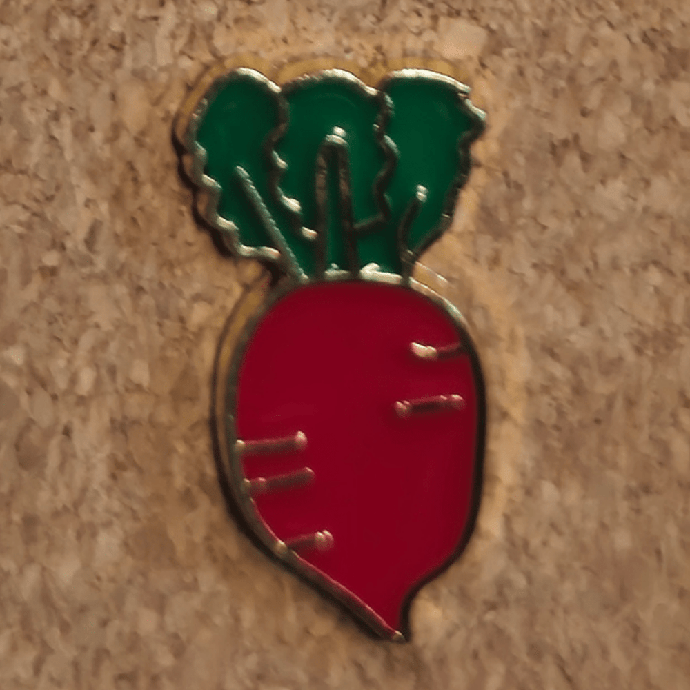 Beet Veg Pin - Glitz & Gleam - Brooches - Coastal Charm Creators