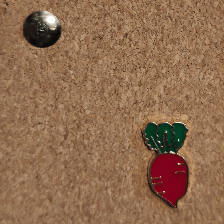 Beet Veg Pin - Glitz & Gleam - Brooches - Coastal Charm Creators