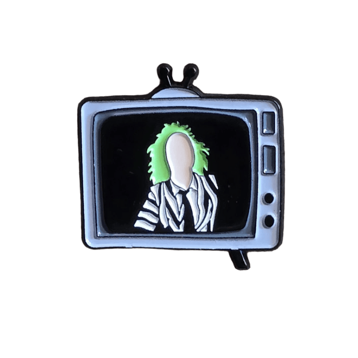 Beetlejuice TV Pin - Glitz & Gleam - Brooches - Coastal Charm Creators