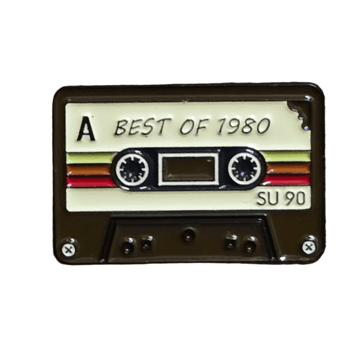 Best of 1980 Mix Tape Pin - Glitz & Gleam - Brooches - Coastal Charm Creators