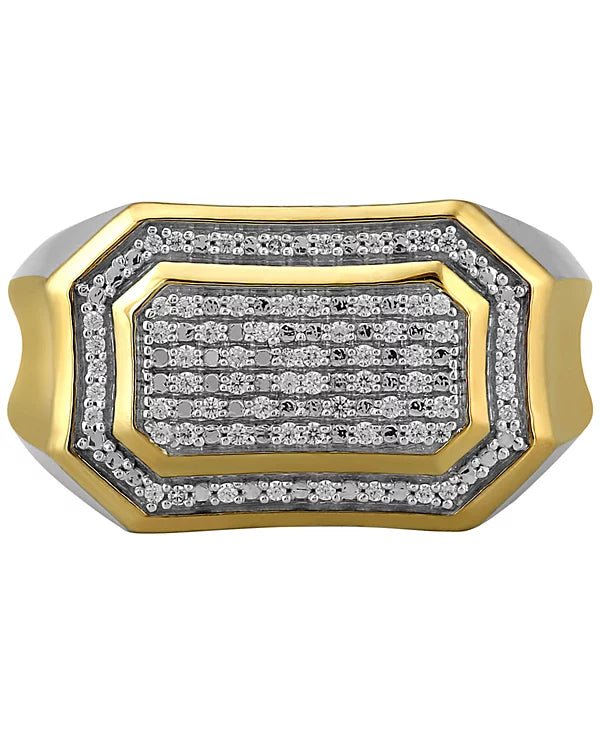 Bold Brilliance Statement Ring - Diamond Dew - Ring - Coastal Charm Creators