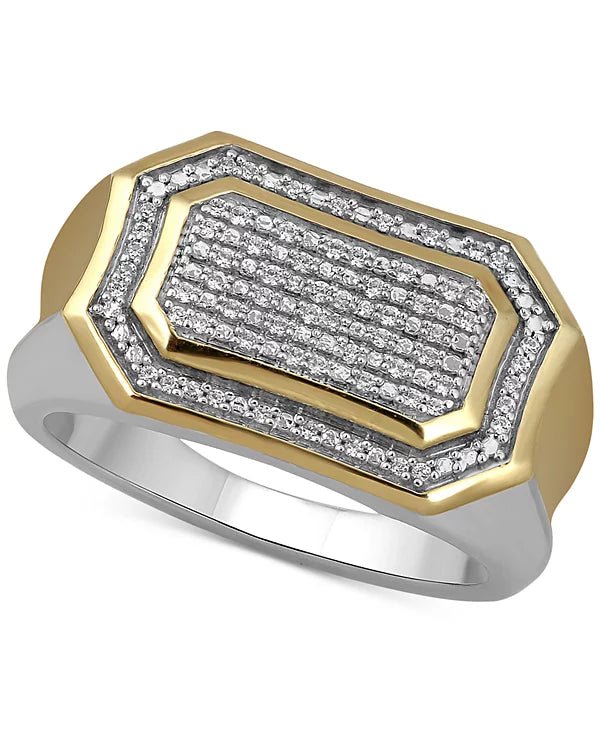 Bold Brilliance Statement Ring - Diamond Dew - Ring - Coastal Charm Creators