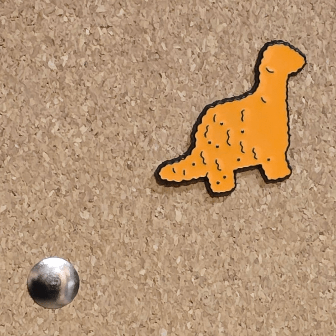 Bronto Chicky Nuggy Pin - Glitz & Gleam - Brooches - Coastal Charm Creators