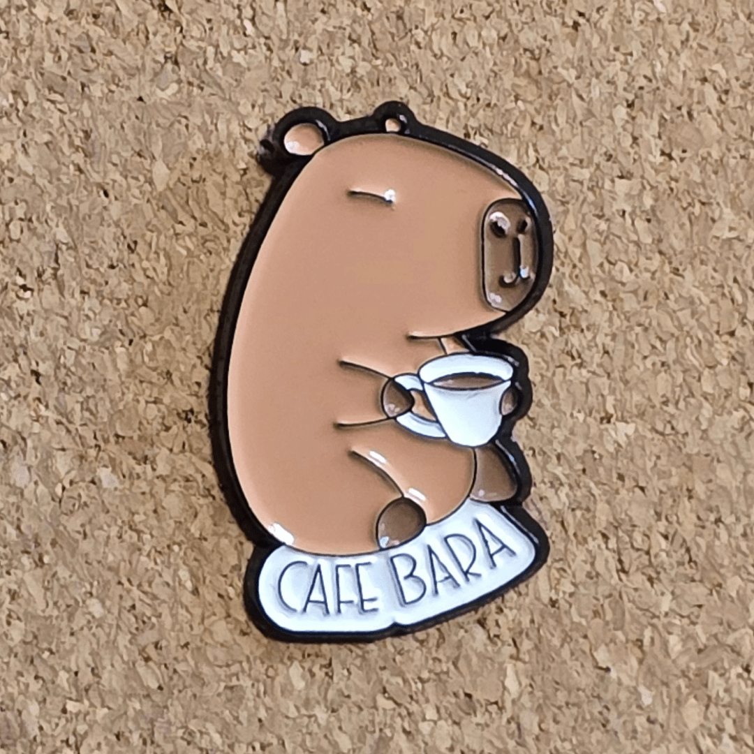 Cafe Bara Pin - Glitz & Gleam - Brooches - Coastal Charm Creators