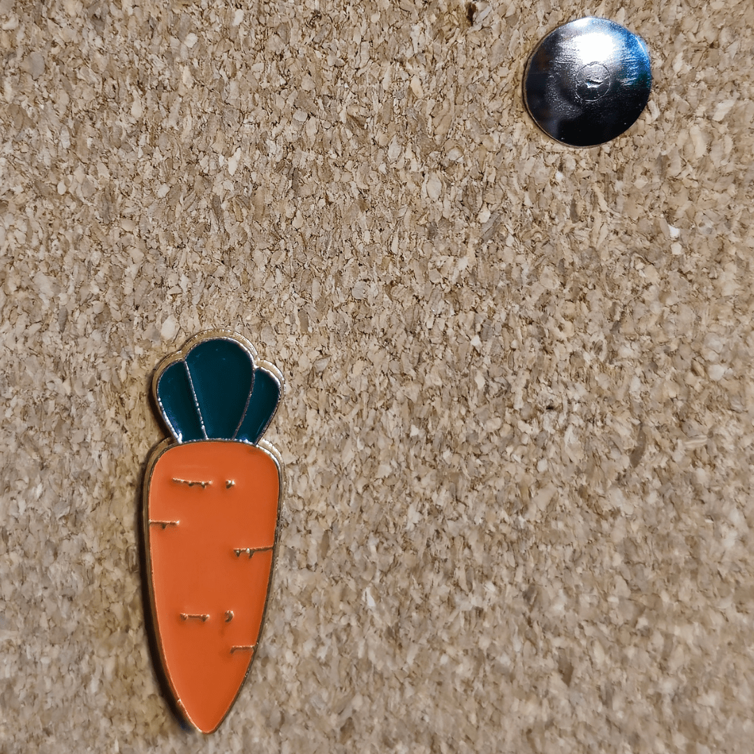 Carrot Pin - Glitz & Gleam - Brooches - Coastal Charm Creators