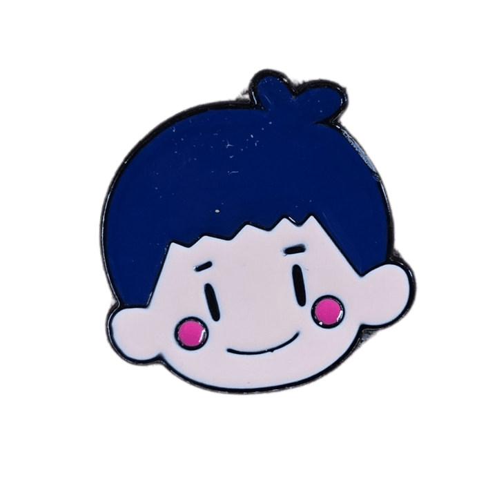 Cartoon Happy Boy Pin - Glitz & Gleam - Brooches - Coastal Charm Creators