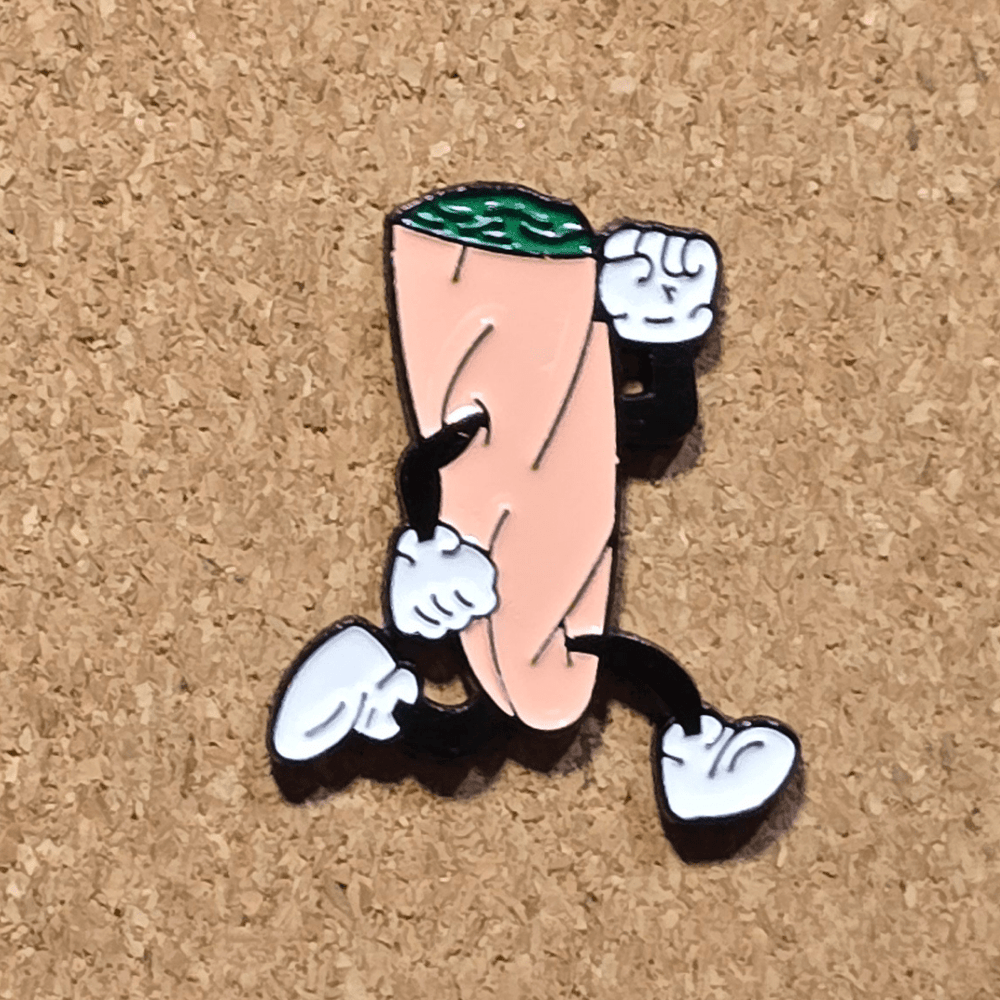 Cartoon PHat Blunt Running Pin - Glitz & Gleam - Brooches - Coastal Charm Creators