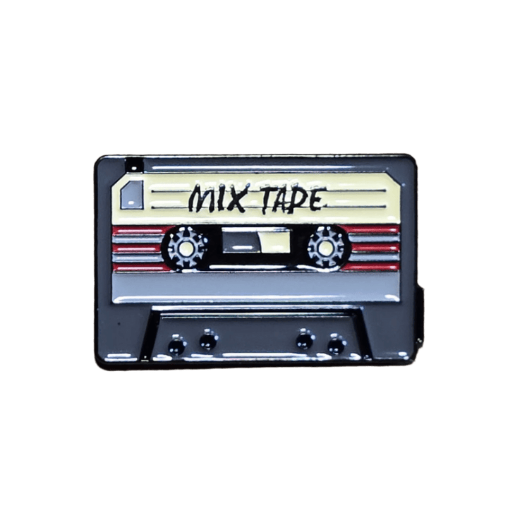 Cassette Mix Tape Pin - Glitz & Gleam - Brooches - Coastal Charm Creators