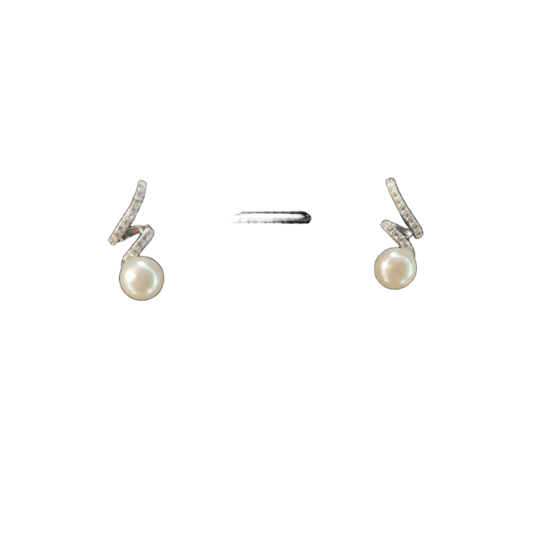 Celestial Pearl Spiral Earrings - The Pearls - Earrings - Coastal Charm Creators