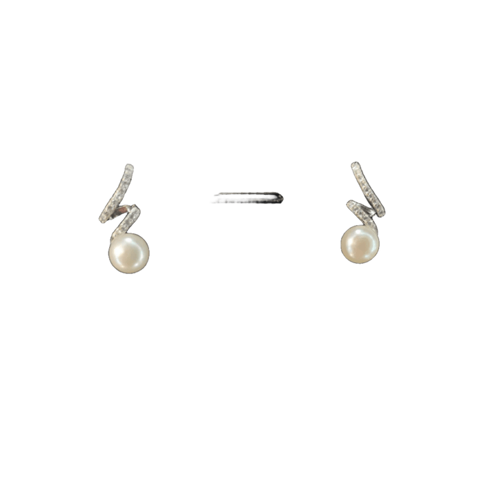 Celestial Pearl Spiral Earrings - The Pearls - Earrings - Coastal Charm Creators