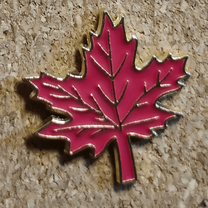 Cerise Maple Pin - Glitz & Gleam - Brooches - Coastal Charm Creators