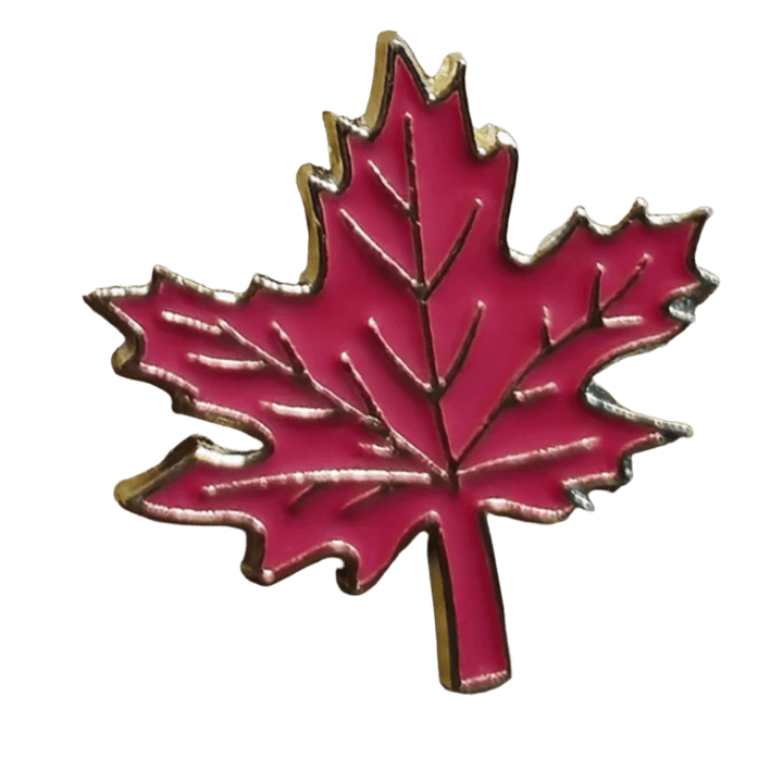 Cerise Maple Pin - Glitz & Gleam - Brooches - Coastal Charm Creators