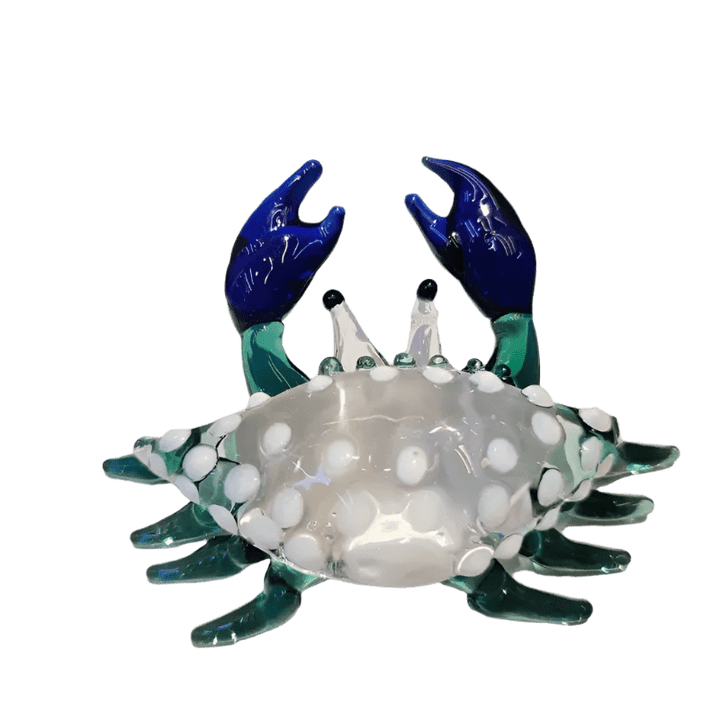 Chesapeake Crab Glass Art - Lumina Luxe - Handblown Glass - Coastal Charm Creators