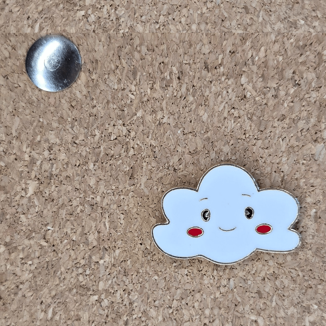 Cleo the Cloud Pin - Glitz & Gleam - Brooches - Coastal Charm Creators