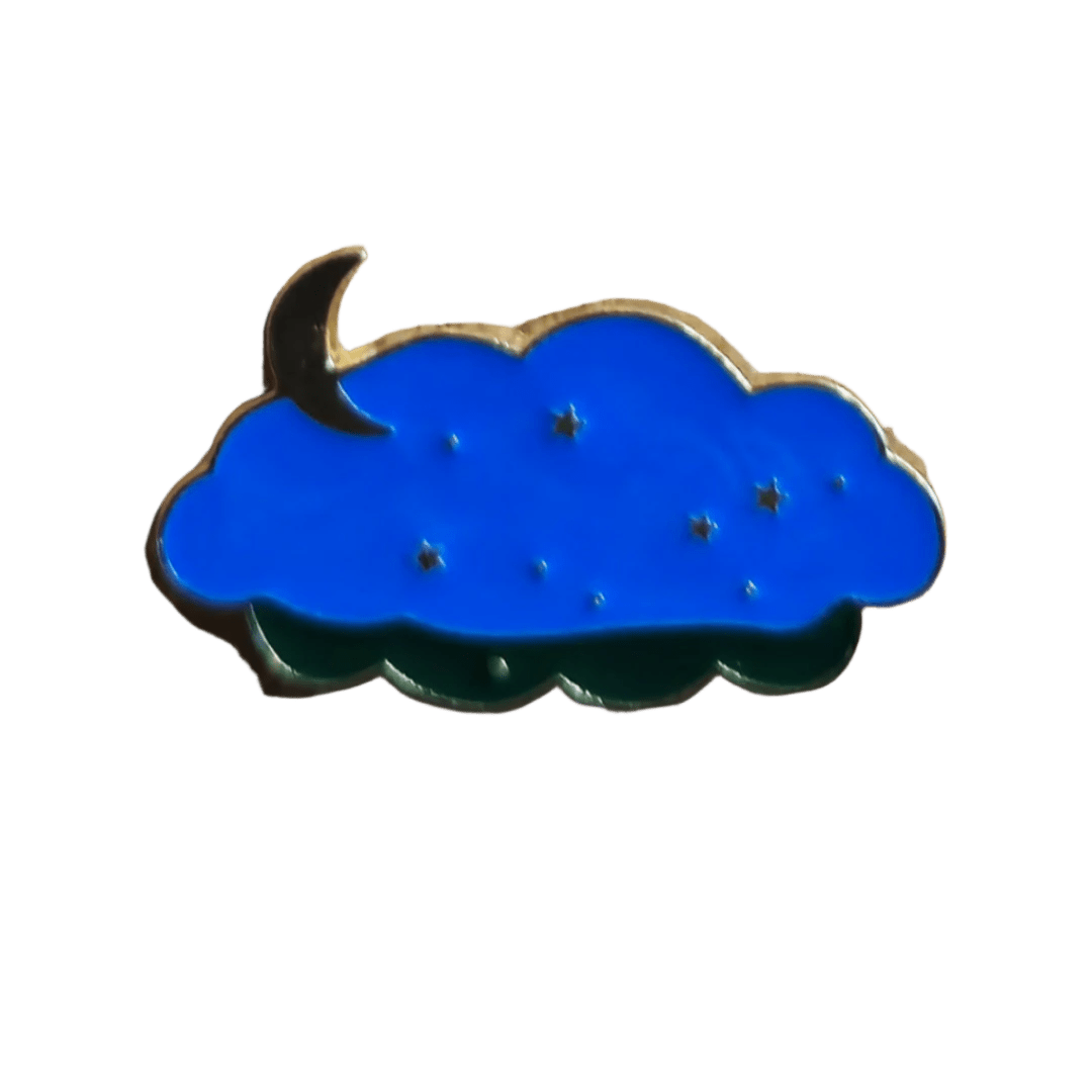 Clouded Midnight Pin - Glitz & Gleam - Brooches - Coastal Charm Creators