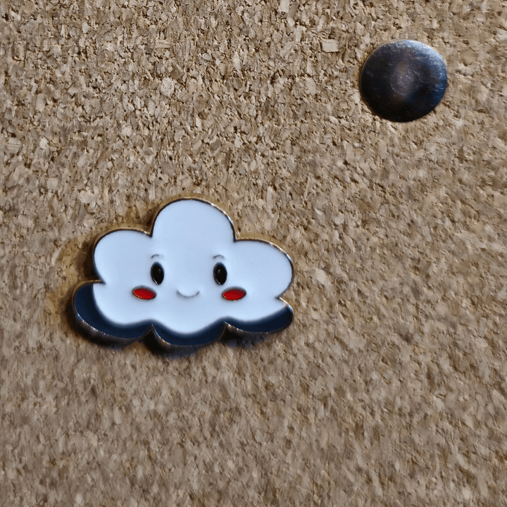 Clyde the Cloud Pin - Glitz & Gleam - Brooches - Coastal Charm Creators